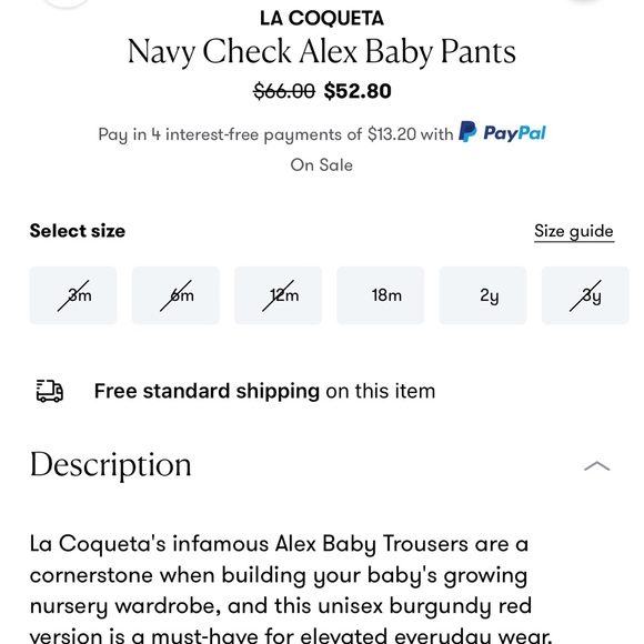 Plaid Kids Casual Bottoms - Picture 4 of 6